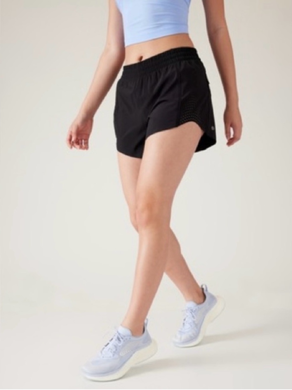 Athleta Hustle 4.5” Black Shorts
